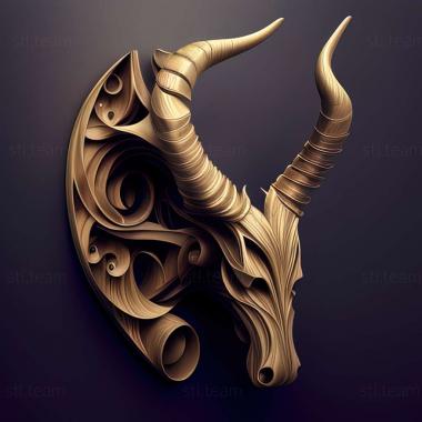 3D model horns (STL)